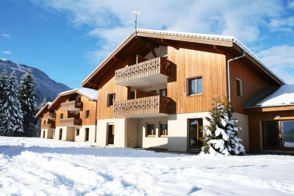 Appartement Rez-De-Chaussee, Cosy T3 4 A 6 Pers Avec Piscines Interieure & Exterieure A Samoens En Haute-Savoie 外观 照片
